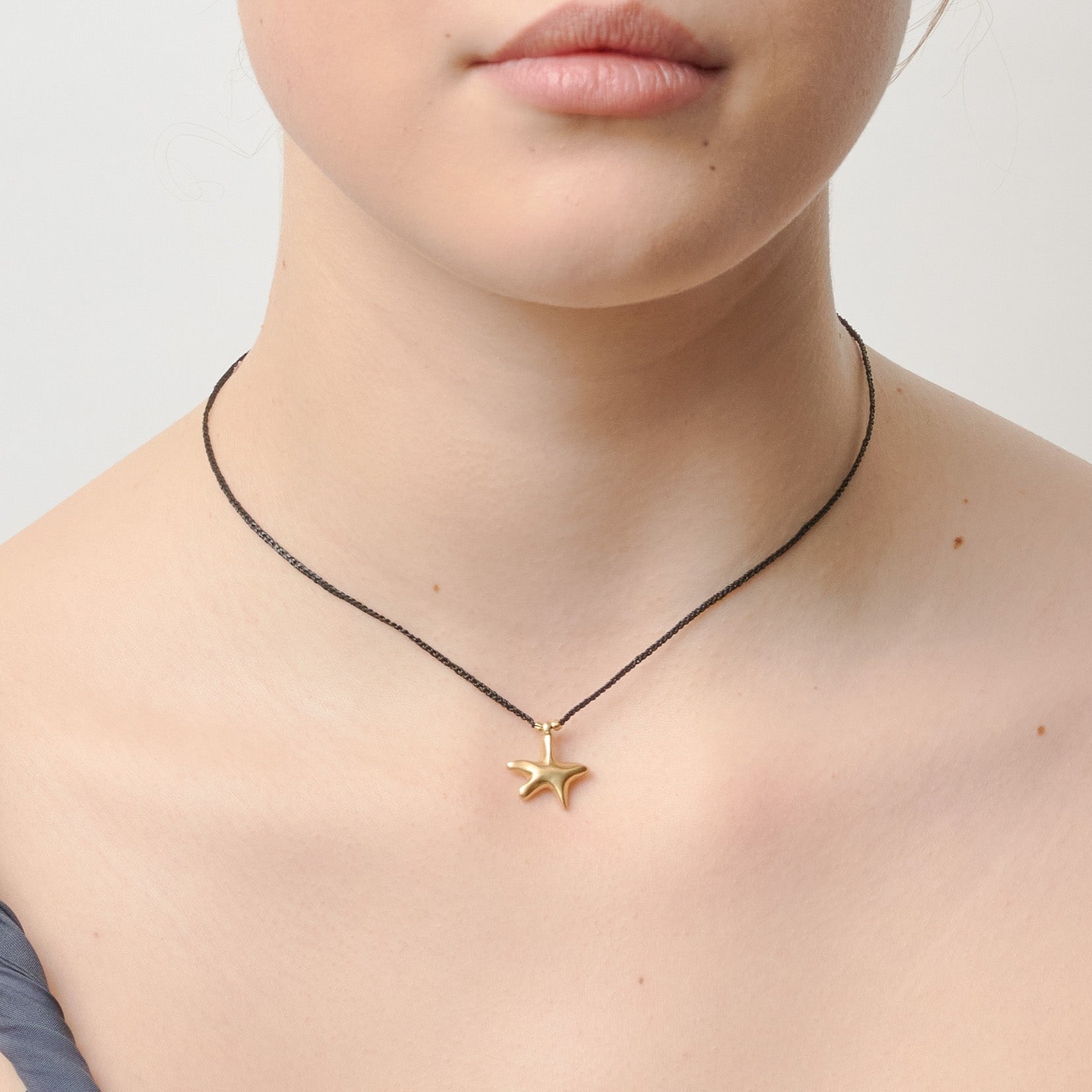 Baby Starfish Necklace 19K – Jill Platner