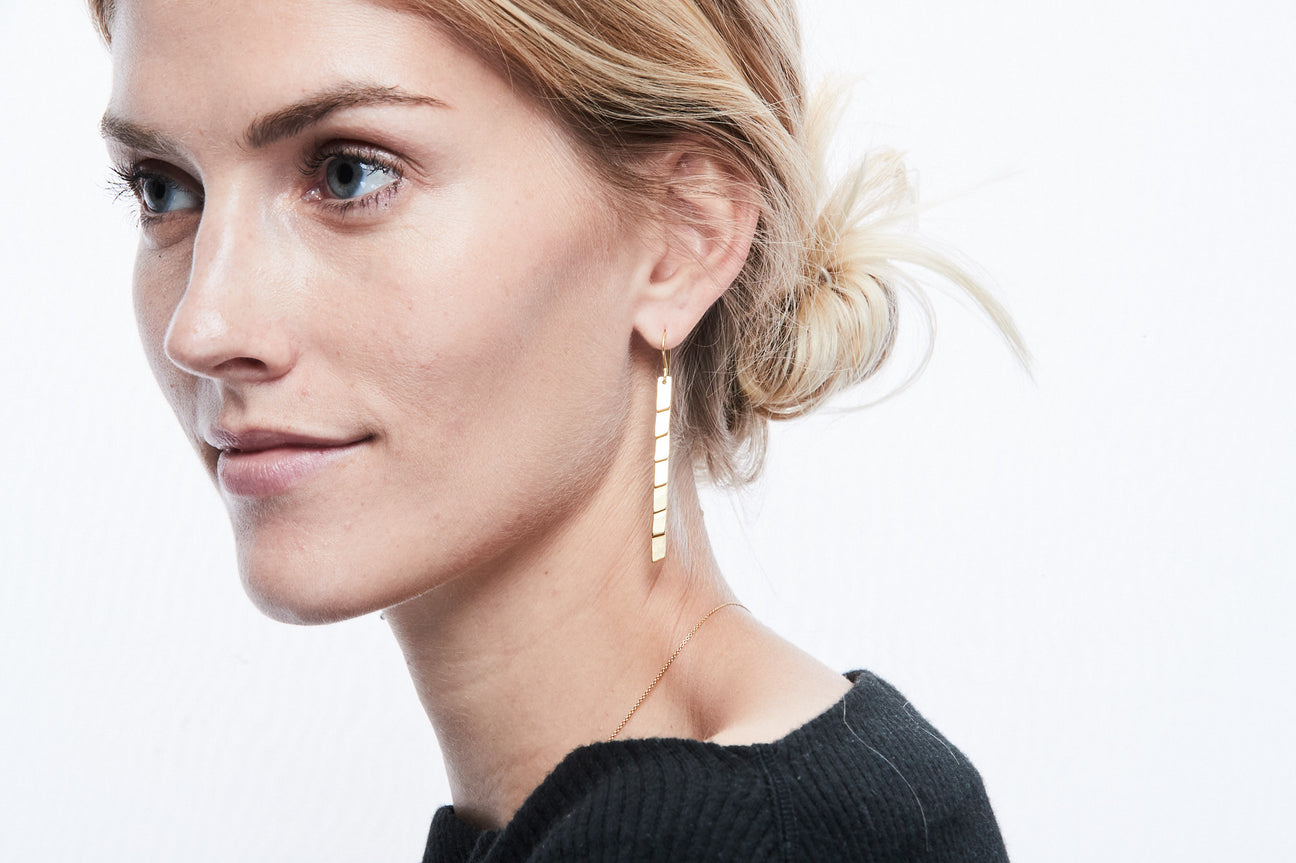 Dirty Diana Earrings, 19K Gold – Jill Platner