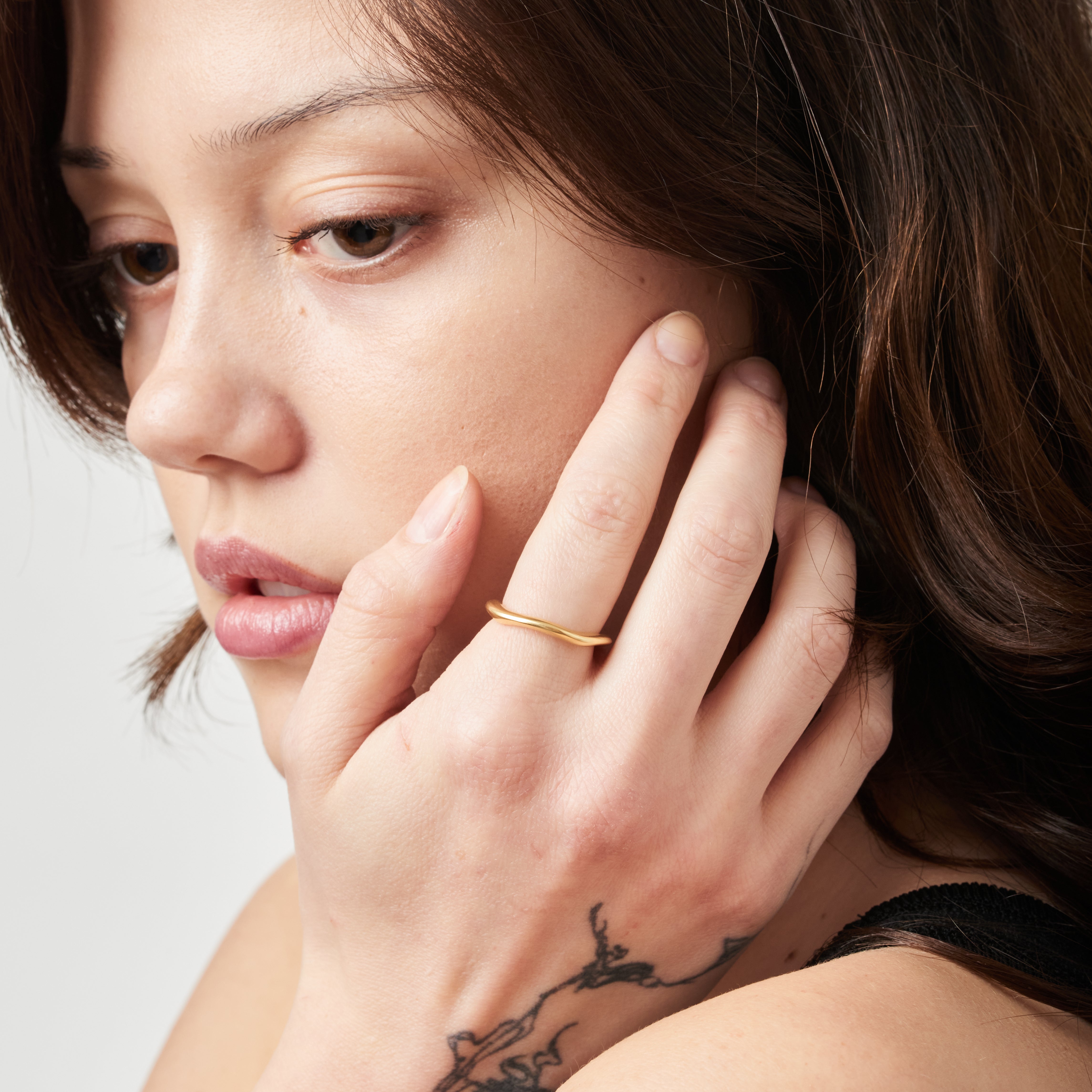 y.mm　Jill Platner/ Wavy Stack Ring Wavy Stacker - Set of Three – Jill Platner