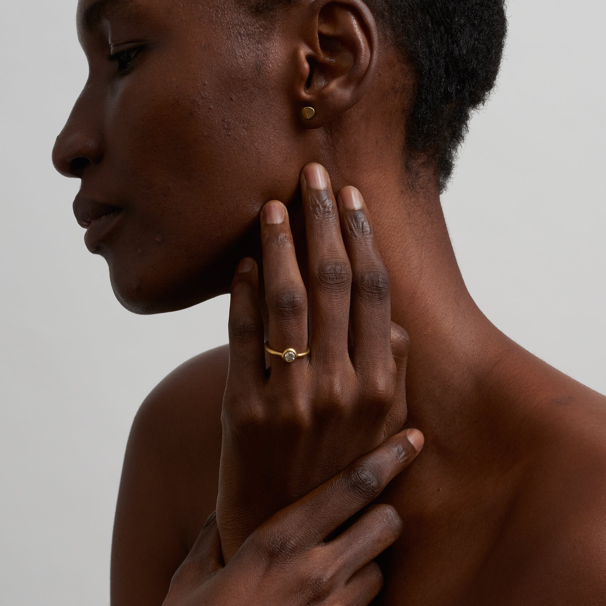 【19号 】jill platner DOUBLE SCOOP RING STYLE SAMPLE -RING & NECKLACE- “JILL PLATNER ORDER EXIBITION