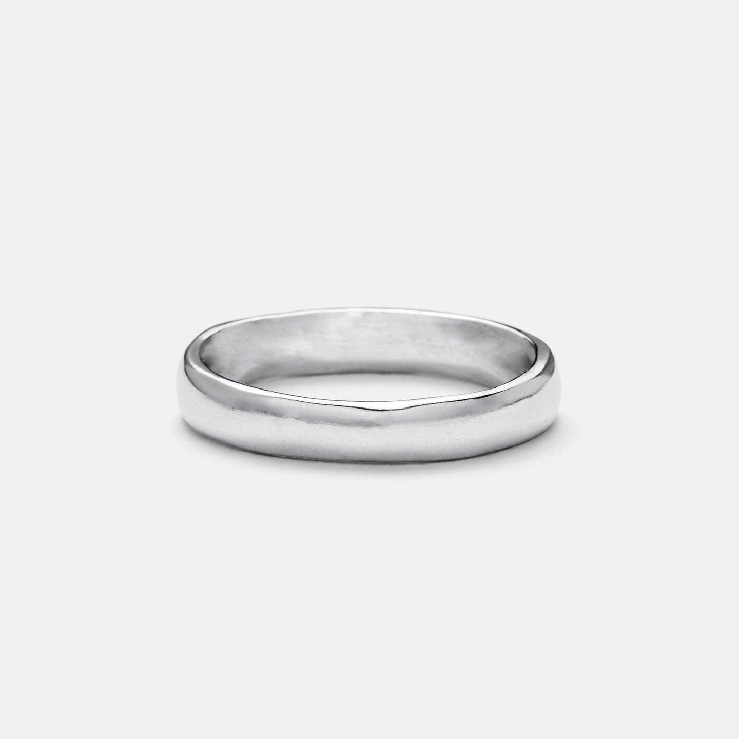 Plain Band, Sterling Silver