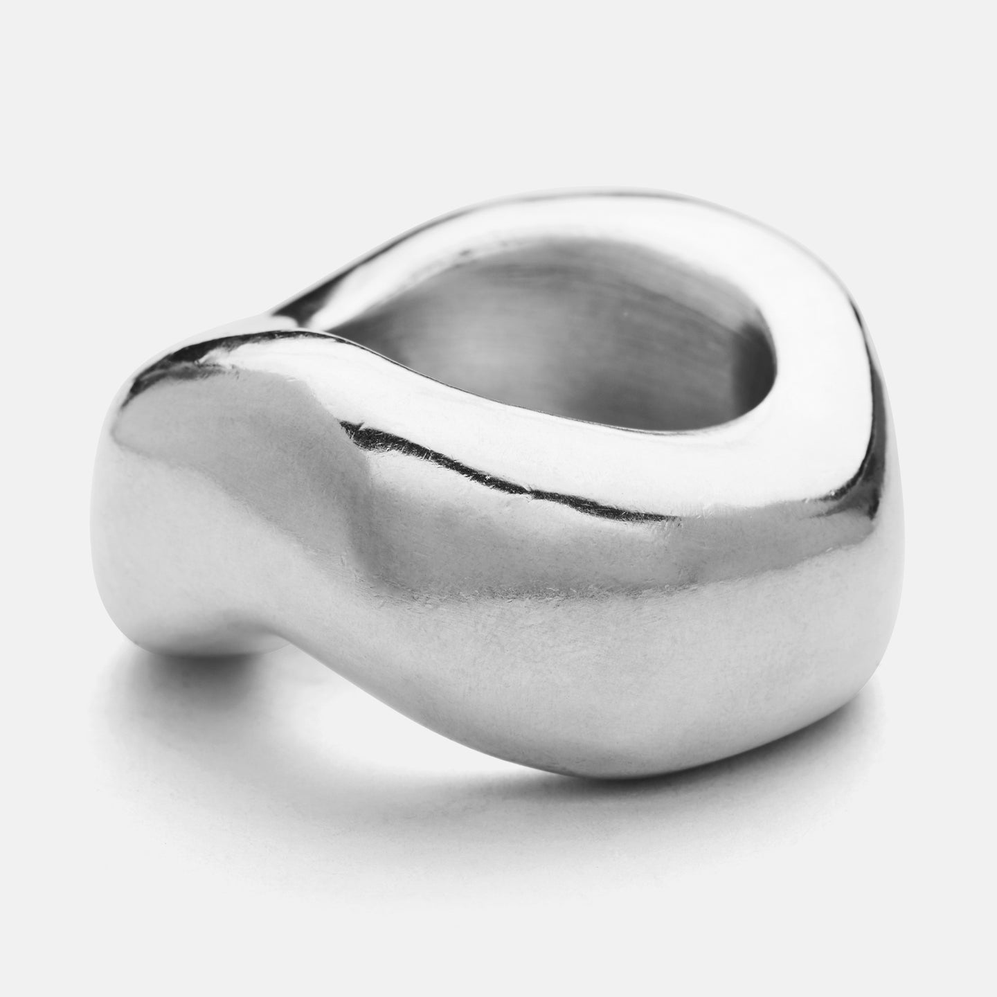 Wave Napkin Rings, Silver- set of 4